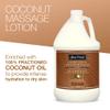 Bon Vital' Coconut Massage Lotion, 1 Gallon, Lightweight Formula with Pure Fractionated Coconut Oil, Professional Therapy Lotion, Hydrating and Unscented view 3