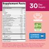 SmartyPants Women's Multivitamin Gummies: Omega 3 Fish Oil (EPA/DHA), Methylfolate, CoQ10, Vitamin D3, C, Vitamin B12, B6, A, K & Zinc, Inositol, Gluten Free, 180 Count (30 Day Supply) view 3