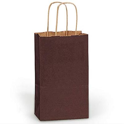 100% Recycled Kraft Tint Bags - Cub Chocolate 100% Recycled Kraft Bulk Shopping Bags 8x4-3/4x10-1/4" (250 Bags) - Wraps-BCTCH