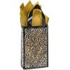 Frosted Leopard Safari Bags - Cub Safari Frosted Plastic Bags Mini Pk 3 mil HD Plastic 8x4 X10" (4 Packs; 25 Bags Per Pack) - Wraps-SAFFMC view 1