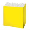 Solid Color Basket Boxes - Medium Solid Yellow Basket Boxes 8-1/4x4-3/4x6-1/4" - (2 Packs; 6 Boxes Per Pack) - Wraps-YELM view 1