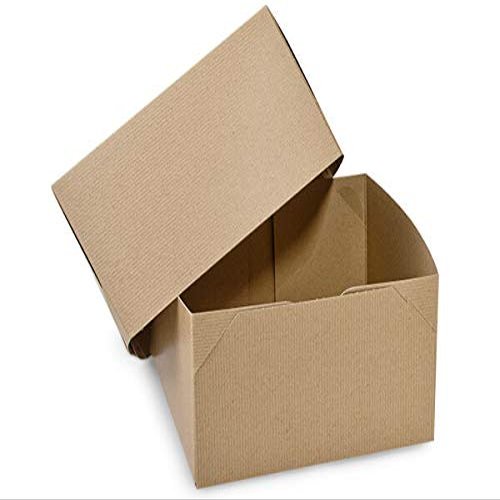 100% Recycled Kraft Gift Boxes - Brown Kraft Gift Boxes 9x9x5" 100% Recycled - 2 Pc (50 Boxes) - WRAPS-KG12