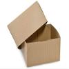 100% Recycled Kraft Gift Boxes - Brown Kraft Gift Boxes 9x9x5" 100% Recycled - 2 Pc (50 Boxes) - WRAPS-KG12 view 1