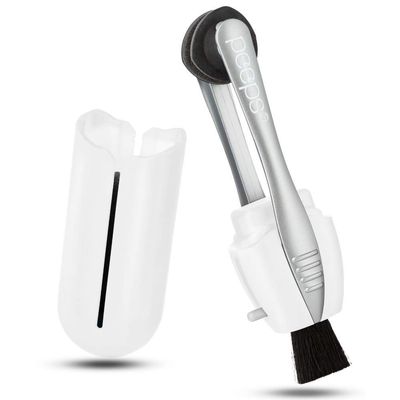 CarbonKlean Peeps Eyeglass Lens Cleaner - Efficient and Durable Carbon Microfiber Technology - Exclusively Used by NASA - 500 Uses (Injected White)
