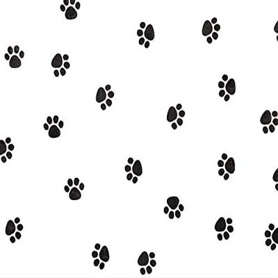 All Occasion Print Cello Bags - Paw Print 3-1/2x2x7-1/2" Cello Bags 1.2 mil (3 Packs; 100 Bags Per Pack) - WRAPS-C1BPAW