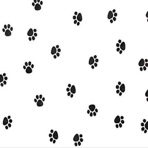 All Occasion Print Cello Bags - Paw Print 3-1/2x2x7-1/2" Cello Bags 1.2 mil (3 Packs; 100 Bags Per Pack) - WRAPS-C1BPAW