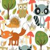 Special Purchase Counter Rolls - Forest Friends 24"x417' Gift Wrap Counter Roll (1 roll) - Wraps -AP199H24 view 1