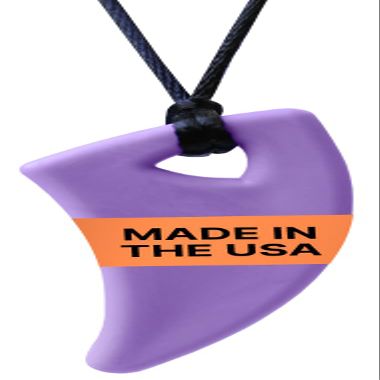 ARK Saber Tooth, Chew Necklaces for Sensory Kids and Adults, Oral Fidget for Autism, ADHD, SPD, Anxiety, Medical-Grade Sensory Chew Necklace, XXT, Very Firm, Lavender