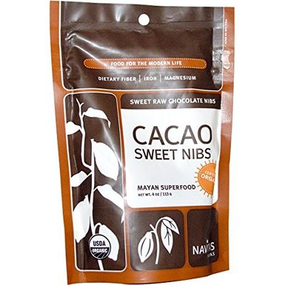 Navitas Naturals, Organic, Cacao Sweet Nibs, 4 oz (113 g)(pack of 2)