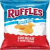 Ruffles Cheddar & Sour Cream Flavored Potato Chips, Party Size! (13 Ounce) view 4