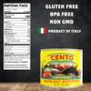 Cento Caponata Eggplant Appetizer, 7 Oz, Canned Sicilian Eggplant, Onions, Tomatoes, Olives, Capers & Celery in Marinade, Made in Italy view 2