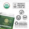 Organic Greens Powder Superfood Complex | Organic Super Greens Powder from Raw Juice with Probiotics Moringa Leaf & Electrolyte Minerals | Vegan Non-GMO No Added Sugar (Mint, 45 Servings) view 3