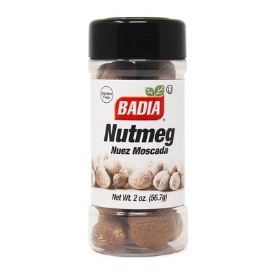 Badia Whole Nutmeg, 2 oz  Ideal for Baking, Cooking Sweet & Savory Dishes  Aromatic & Flavorful Spice