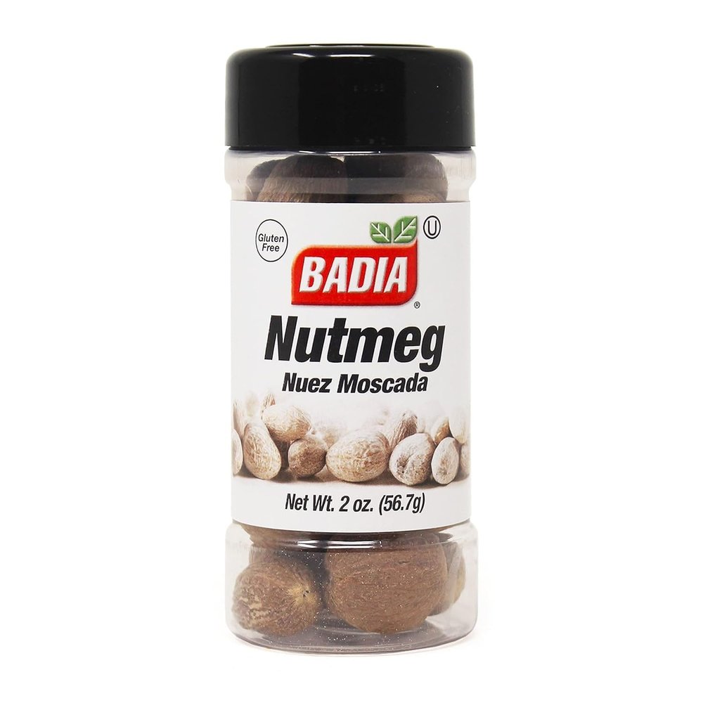 Badia Whole Nutmeg, 2 oz  Ideal for Baking, Cooking Sweet & Savory Dishes  Aromatic & Flavorful Spice