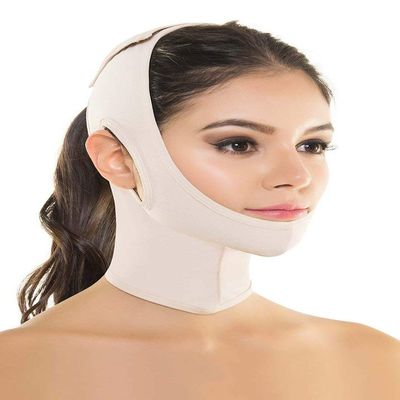 356 -Mentonera/Post Surgery Compression Face Wrap One Size Color Nude