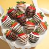 Chocolate Covered Strawberries, 12 Dark/Milk/White Delight view 3