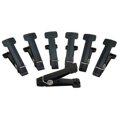 Fabrication Enterprises Graded Pinch Finger Exerciser - 5 Replacement Pinch pins - Black, x-Heavy