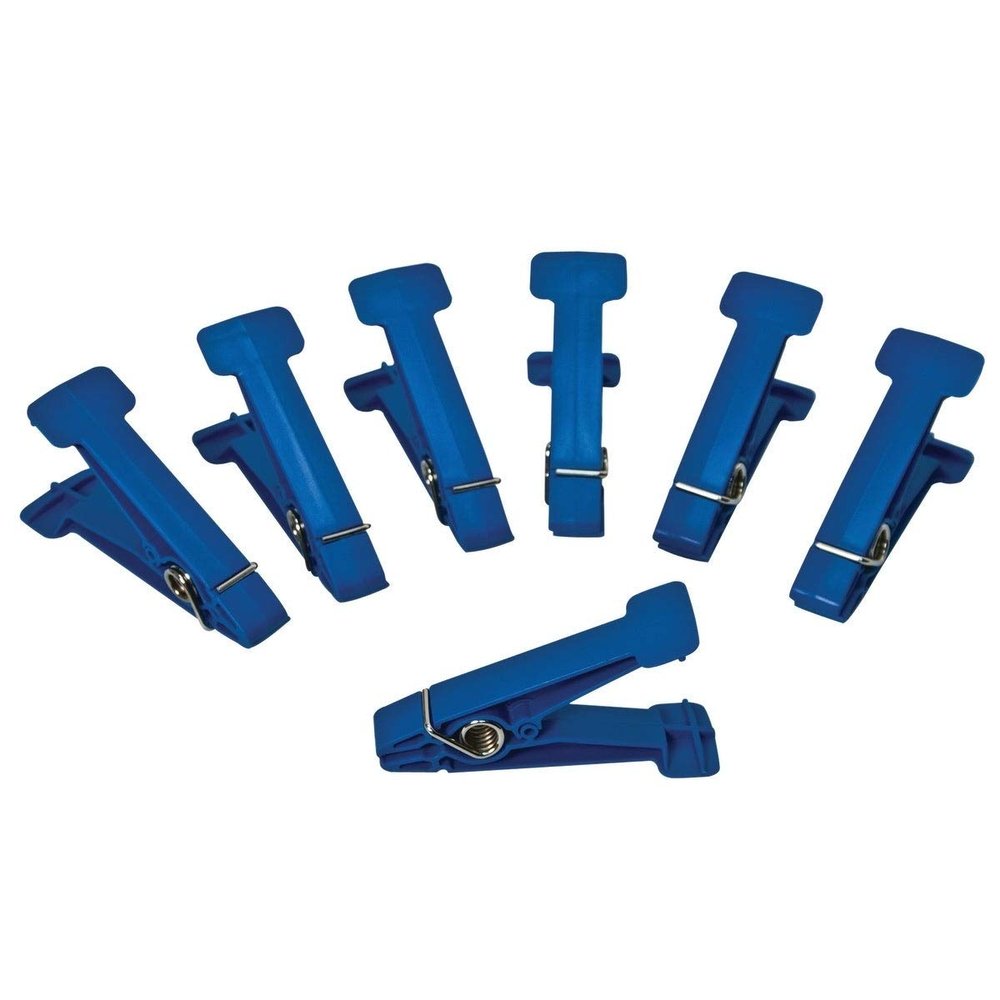 Fabrication Enterprises Graded Pinch Finger Exerciser - 5 Replacement Pinch pins - Blue, Heavy