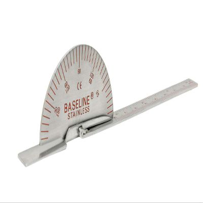 Baseline Finger Goniometer - Metal - Deluxe - 6 inch, 25-Pack