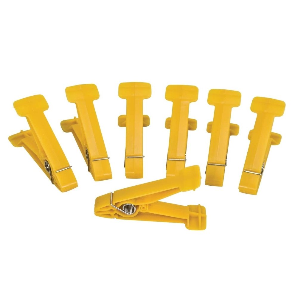 Fabrication Enterprises Graded Pinch Finger Exerciser - 5 Replacement Pinch pins - Yellow, x-Light