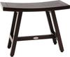 Patented 24" Asia Lotus Mocha-Shield Teak Shower Bench - A. Bench view 1