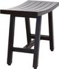 Patented 24" Asia Lotus Mocha-Shield Teak Shower Bench - A. Bench view 3