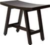 Patented 24" Asia Lotus Mocha-Shield Teak Shower Bench - A. Bench view 4
