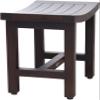 AquaTeak 18" Sumba-Lotus Mocha-Shield Teak Shower Bench view 3