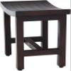 AquaTeak 18" Sumba-Lotus Mocha-Shield Teak Shower Bench view 4