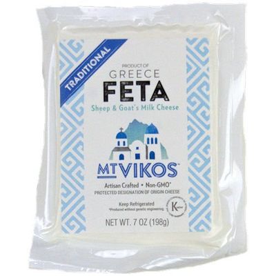 Feta Cheese, Mt Vikos, 7 oz. (4 pack)