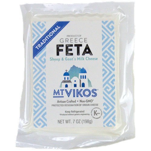 Feta Cheese, Mt Vikos, 7 oz. (4 pack)