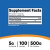 Nutricost Pure L-Leucine Powder 500 Grams view 2
