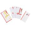 Shinokoma Miyo 10-R35 Celebration Bag, Couple Paper, Gold Swing, Gold Seal Red and White, 3 Sheets, Red, 5 Pack view 4