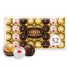 Ferrero Collection Premium Chocolate Candy Assortment of Hazelnut, Dark Chocolate and Coconut, 32 Count Holiday Gift Box, 12.7 oz view 1