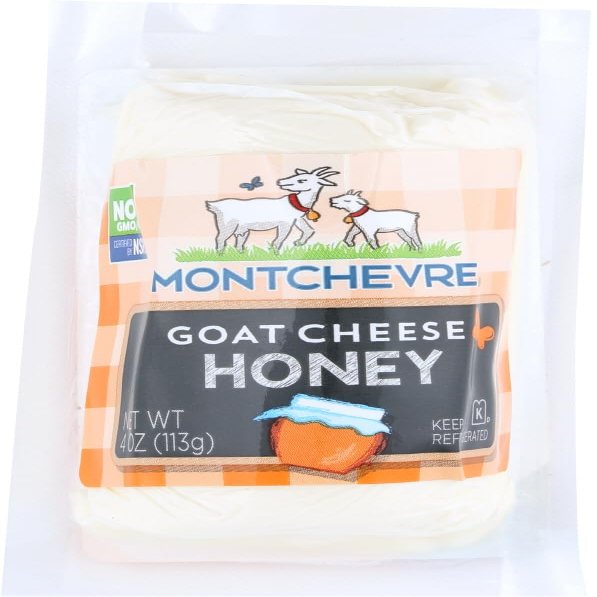 Fresh Goat Cheese Log Honey, 4 Ounce