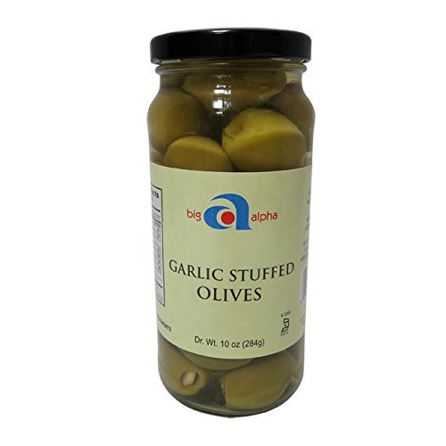 Big Alpha Olive Garlic Stuffed 70-90 ct per kg