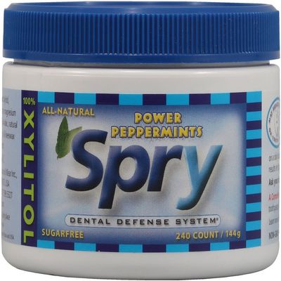 Xlear Spry Power Peppermint Mints, 240 Count