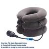 Bargain Crusader Inflatable Cervical Neck Traction Air Inflatable Pillow Neck Head Stretcher Pain Relief Collar (for Adults, Grey) view 4