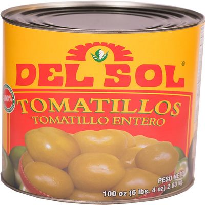 Del Sol Whole Tomatillos 100 Oz (2 Pack)