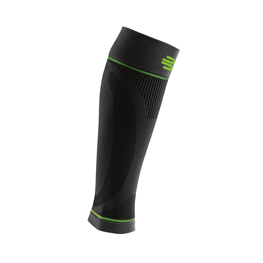 Bauerfeind Sports Compression Lower Leg Calf Sleeves (1 Pair) - Gradient Compression for Improved Blood Circulation in Legs - Air Knit Fabric Breathable, Durable, Washable (Black, X-Large/Short)