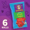 Annie's Organic Fruit Tape, Swirly Strawberry, Non-GMO and Organic Fruit Flavored Snacks, 6 Rolls, 4.5 oz view 3