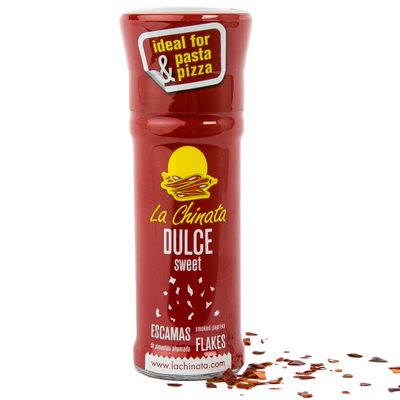 La Chinata Sweet Smoked Paprika Flakes in Grinder Gluten Free