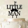 "1st Little Man"Birthday Cake Topper Elegant Moustache Cake Topper Cake Decoration" Color Option Available 6"-7" Inches Wide view 3