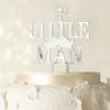 "1st Little Man"Birthday Cake Topper Elegant Moustache Cake Topper Cake Decoration" Color Option Available 6"-7" Inches Wide view 1