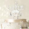 "1st Little Man"Birthday Cake Topper Elegant Moustache Cake Topper Cake Decoration" Color Option Available 6"-7" Inches Wide view 2