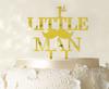 "1st Little Man"Birthday Cake Topper Elegant Moustache Cake Topper Cake Decoration" Color Option Available 6"-7" Inches Wide view 1