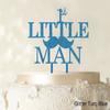 "1st Little Man"Birthday Cake Topper Elegant Moustache Cake Topper Cake Decoration" Color Option Available 6"-7" Inches Wide view 2