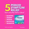 Midol Complete, Menstrual Period Symptoms Relief Including Premenstrual Cramps, Pain, Headache, and Bloating, Gelcaps, 24 Count, Packaging May Vary view 3