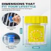 Color Contact Lens Barrel Cases, Contact Lens Washer Cleaner Contact Lens Case, Lens Cleaning Container for Everyday Use, Contact Lens With Lightweight and variant Colors Cases | 3 Pieces view 4