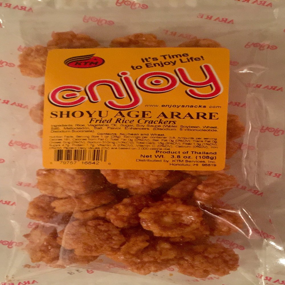 Enjoy Snacks Shoyu Age Arare Fried Rice Crackers